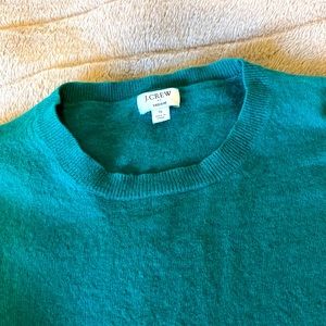 Green J Crew Teddie Sweater